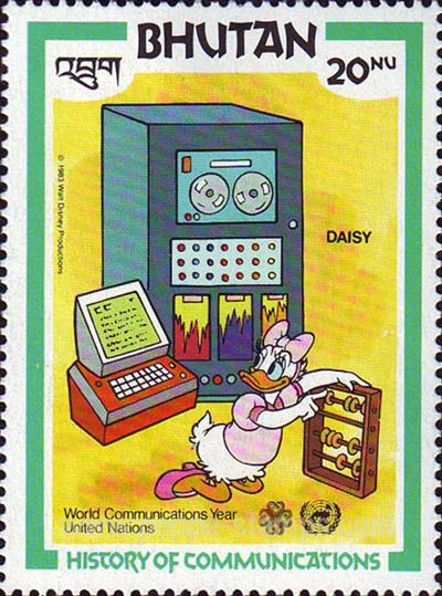 Computer Science Degree on Bhutan Stamps   Collecting Postage Stamps On Computer Science